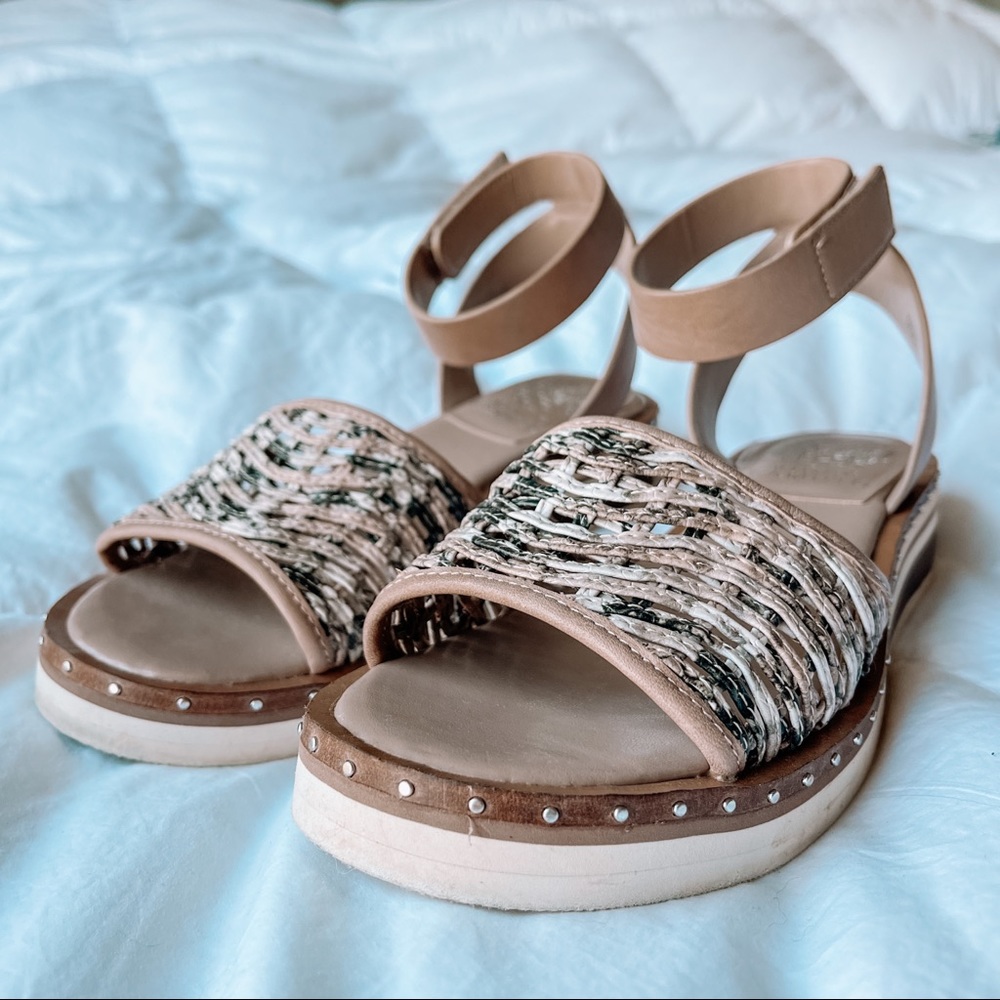 Vince Camuto platform sandals with ankle strap